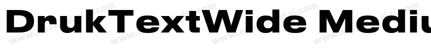 DrukTextWide Medium字体转换